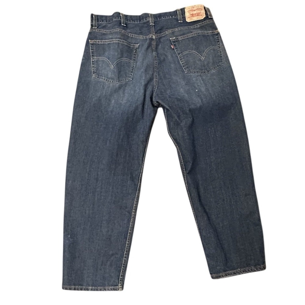 Levi's 550 Relaxed Fit Jeans Men 42x30 Relaxed Tapered Denim USA Classic Zip Fly